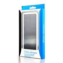 12800mAh Power Bank Solar Charger for iPad iPhone Smartphone White