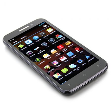 CAESAR H7500+ Smart Phone MTK6589 Quad Core 5.0 Inch IPS HD Screen Android 4.1 5.0MP Front Camera- Black