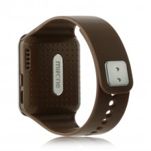 MIFone W15 2.5D Sapphire Glass Smart Bluetooth Watch 1.5" Screen TPSiV Safe Strap Brown