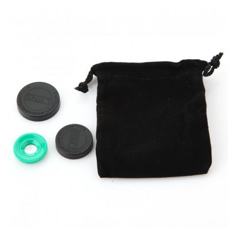3-IN-1 Universal Wide-angle + Macro Lens + Fish Eye Photo Lens Green