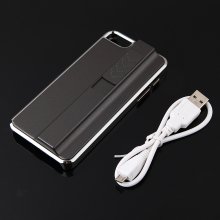 Back Case Back Cover with Electronic Lighter for iPhone 5 Black