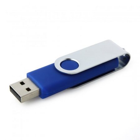 Portable 32GB USB 2.0 OTG Mobile And Computer Flash Drive Blue