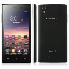 Leagoo Lead 3 Smartphone Android 4.4 MTK6582 4.5 Inch QHD Screen 3G GPS Black