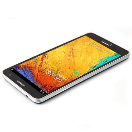 Kingelon N8000 Smartphone Android 4.2 MTK6582 Quad Core 5.5 Inch 3G OTG Black