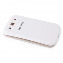 Protective Flip Cover For GALAXYS III Smartphone White