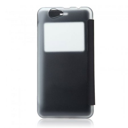 Original Protective Case S-View Flip Cover for Elephone P5000 Smartphone- Black