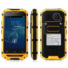 Tengda V6 Smartphone IP68 Android 4.2 MTK6572 4.0 Inch WiFi Yellow