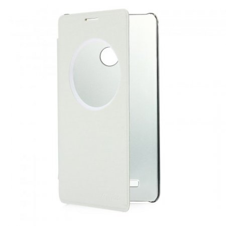 Original S-View Flip Cover Case Leather Case for Mlais M7 Smartphone White