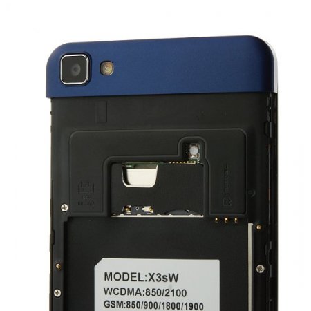 Tengda X3SW Smartphone Android 4.2 MTK6582 Quad Core 5.0 Inch QHD Screen OTG Dark Blue