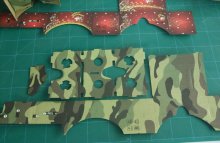 DIY Google Cardboard Virtual Reality 3D Camouflage Skin version Glasses for Smartphones
