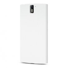 Original PU Leather Flip Cover Stand Case for Oneplus One Cellphone White