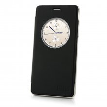 Original Protective Case S-View Flip Cover for Elephone P3000S P3000 Smartphone- Black