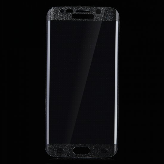 0.4mm Screen Printing Tempered Glass Screen Protector for SAMSUNG S6 Edge Black