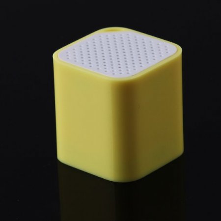 Bluetooth Speaker Music Player with Anti-Lost Camera Remote Shutter Function Yellow