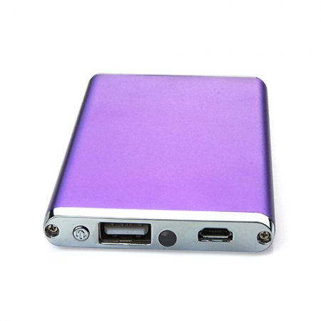 Portable Ultra-thin Mobile Power Bank 4400mAh for Mobile Phone Tablet PC 5 Color