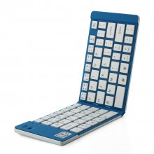 Geyes GK228 Portable Wireless Bluetooth Folding Keyboard Aluminum Alloy Blue