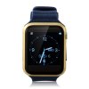 Marknano V9 Smart Watch Phone Bluetooth Watch 1.54 inch Heart Rate Dark Blue&Gold