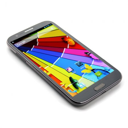 Tengda S7599 Smartphone HD Screen 1GB 16GB Android 4.2 MTK6589 Quad Core 5.8 Inch 12.0MP Camera- Grey