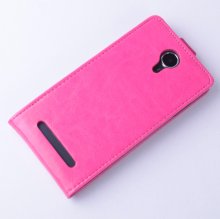 Flip Leather Cover Stand Case for ECOO E02 Pro Shinning Smartphone Rose
