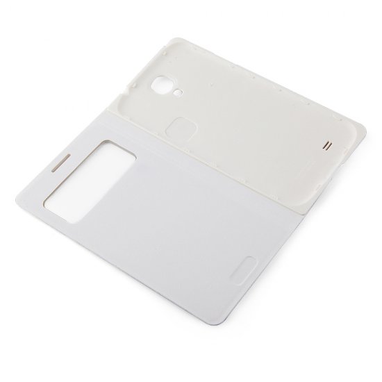 Protective Flip Cover For Samsung GALAXY S4 Smartphone White