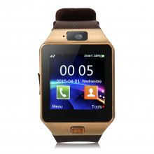 iCou I5 Smart Watch Phone 1.54 Inch Touch Screen Bluetooth Camera FM Brown