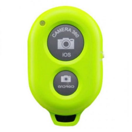 Bluetooth Remote Shutter Camera Control Self-timer for iOS Android Smartphone Green