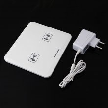 QI 6.6 Inch 2-in-1 Wireless Charger for QI Standard Smartphone White