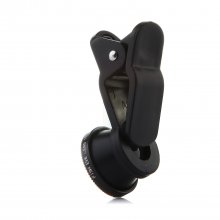3 In 1 Universal Clip Mobile Phone Lens for Mobile Phones iPhone 4 4S iPad Black