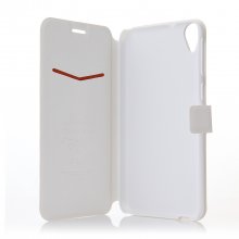 Flip Cover Case Stand for HTC 820 Smartphone White