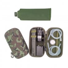 Portable Water Purifier Outdoor Water Filtration System for Wildness Camping & Hiking Survival Relief Support