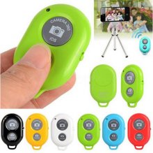 Bluetooth Remote Shutter Camera Control Self-timer for iOS Android Smartphone Green