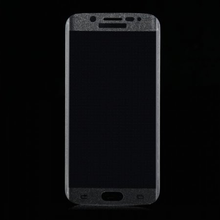 0.2mm Screen Print Tempered Glass Screen Protector for SAMSUNG S6 Edge Transparent
