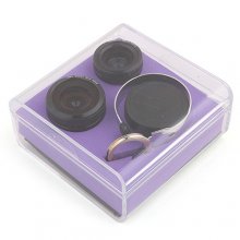 2-in-1 Fish-eye Lens Wide + Macro Lens for Smartphone Tablet PC