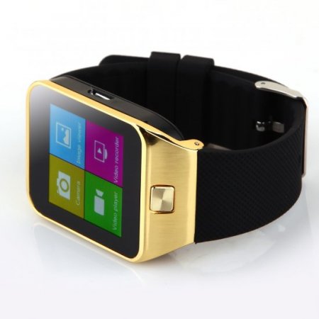 ZGPAX S29 Watch Phone Bluetooth Watch Quad Band 1.54 Inch FM Camera Golden