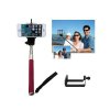 Extendable Camera Shooting Handheld Monopod Holder for iPhone Smartphones Rosy