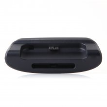 2-In-1 Dock Station Charger For Samsung Galaxy S5 i9600 G900 Smartphone Black