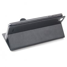 Fashion Leather Flip Case Cover for NEO M1 Smartphone Black