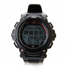 ZOOZ J1 IP68 Bluetooth Watch with Call SMS Sync Function for Android iOS Phone Black
