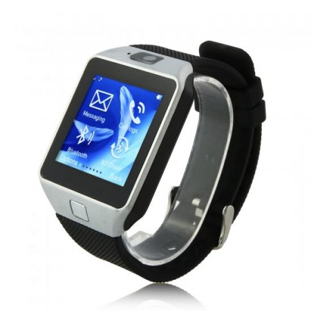 Otium Gear S Watch Style Phone Single SIM Card BT Sync Pedometer Sleep Moniter Black