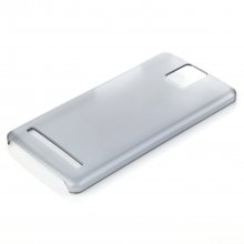 Original Plastic Transparent Protective Back Cover Case for THL 2015 Smartphone Gray