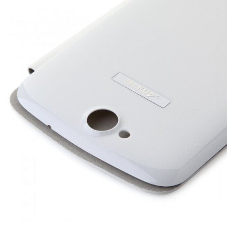 White Filp Case Battery Cover Case For AMPE A605 Smartphone & SANEI G606 Smartphone