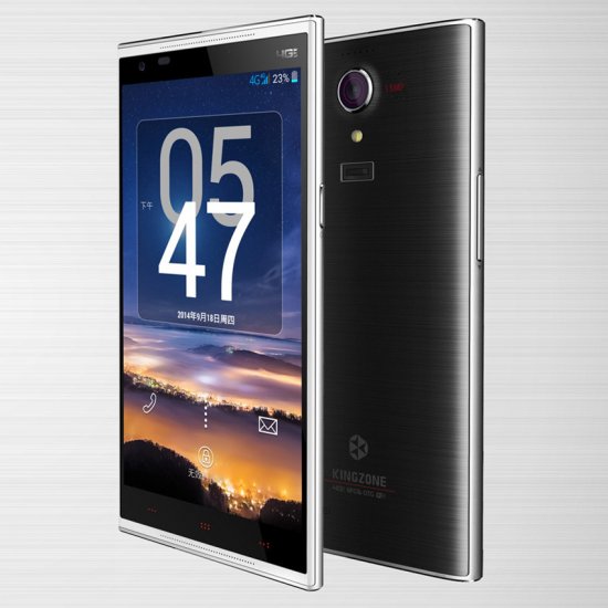 KINGZONE N3 4G LTE Android 4.4 Quad Core 5.0 Inch NFC Fingerprint Identification- Black
