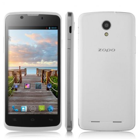 ZOPO ZP590 Smartphone Android 4.4 MTK6582 3G GPS 4.5 Inch QHD Screen- White