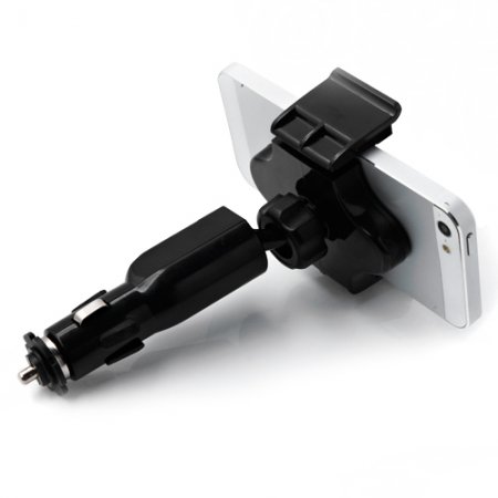 Carmount + Universal Charging For Smart Phone 360° Degrees Adjustable DC5V 1.5A