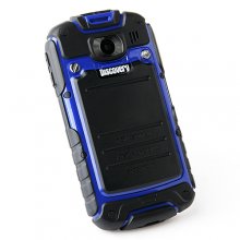V5 Shockproof Smart Phone Android 2.3 MTK6515 1.0GHz WiFi 3.5 Inch Touch Screen Blue