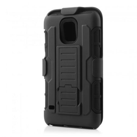 Cool Armour Pattern Shockproof Protective Stand Phone Case For Samsung Galaxy S5