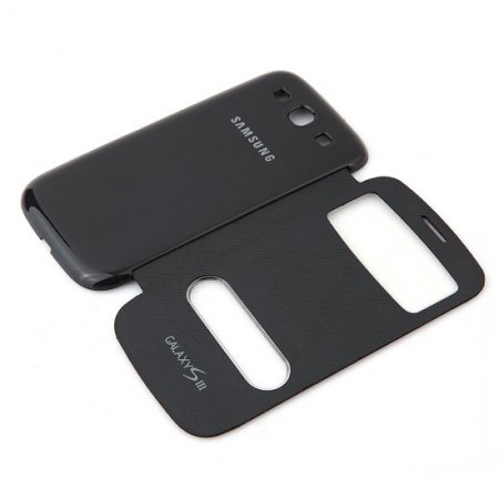 Protective Flip Cover For GALAXYS III Smartphone Black