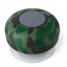 Mini Waterproof Stereo Wireless Bluetooth Speaker Handsfree with Suction Cup Camouflage