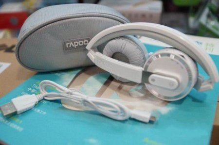 H6080 Wireless Bluetooth 4.0 Foldable Microphone Headset for iPhone iPad PC Grey