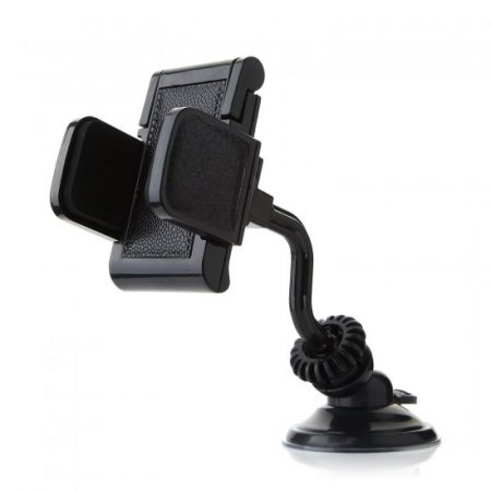 360° Rotating Universal Phone Holder for Mobile GPS Pad MP4 Black